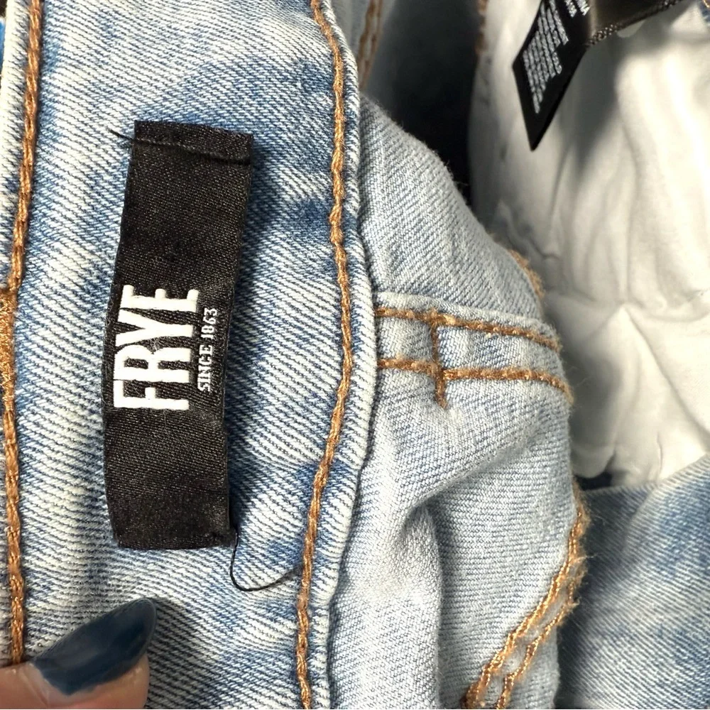 Frye Stevie Wash High-Rise Straight Leg Jeans NWT